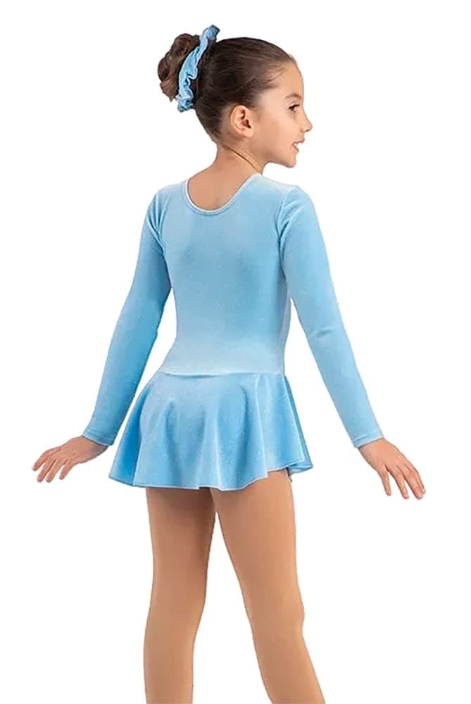MondorModel 2711 Girls Skating Dress Blue Ice