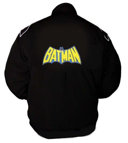 Embroidery Logic Batman Jacket Black