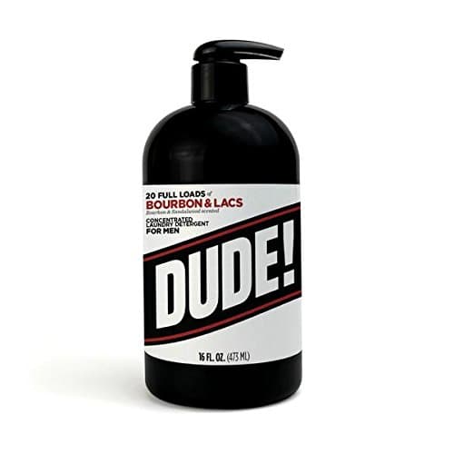Dude Detergent - Men's Liquid Laundry Detergent - Bourbon & Lacs 20 Loads - 16ounces