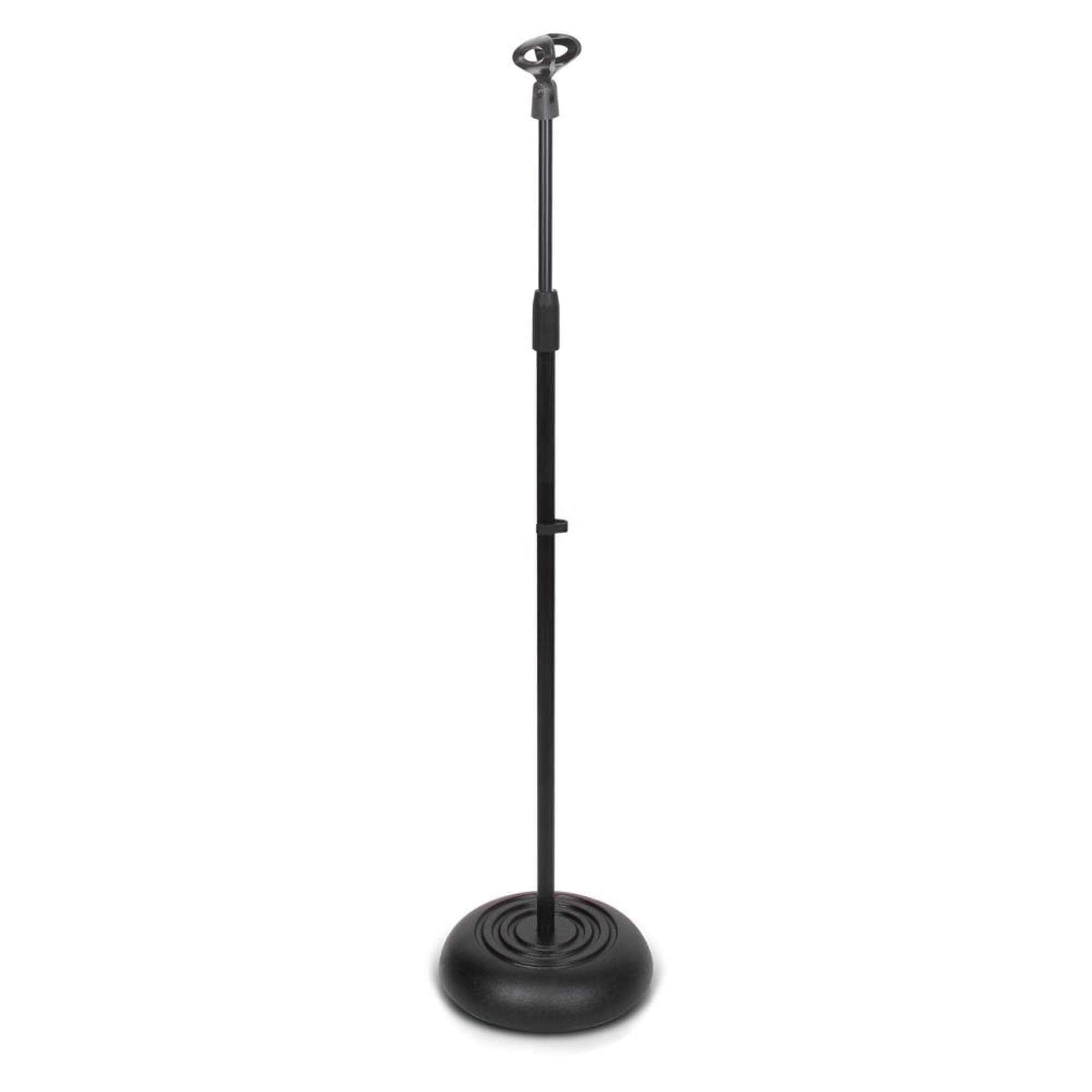 PylePro PMKS5 Compact Base Microphone Stand, Black