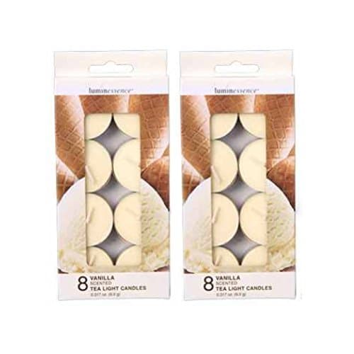 Luminessence® Vanilla Scented Tealight Candles, 16-ct. Pack