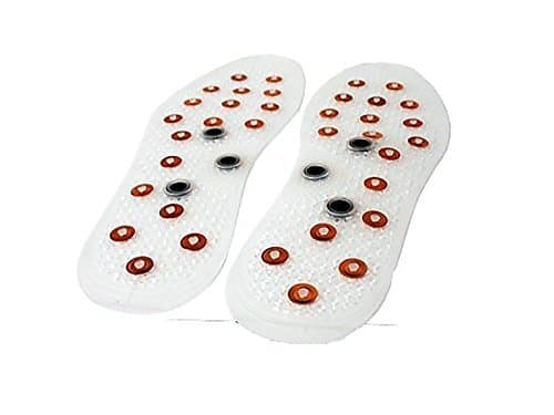 [Pack of 2] Anti-Odor Acupressure Copper Magnetic Massage Shoe Insoles