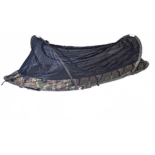 Catoma IBNS 64583F WOODLAND CAMO Ripstop Nylon 1 Person 90" x 33" Tactical Shelter Tent