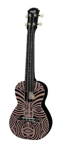 Korala Polycarbonate Concert Ukulele Accurate Intonation & Aquila Strings - Aztec Gold Design