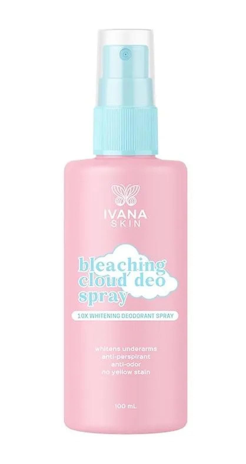 IVANA SKIN BLEACHING CLOUD DEO SPRAY 100ml Underarm Whitening Deodorant by Ivana Alawi