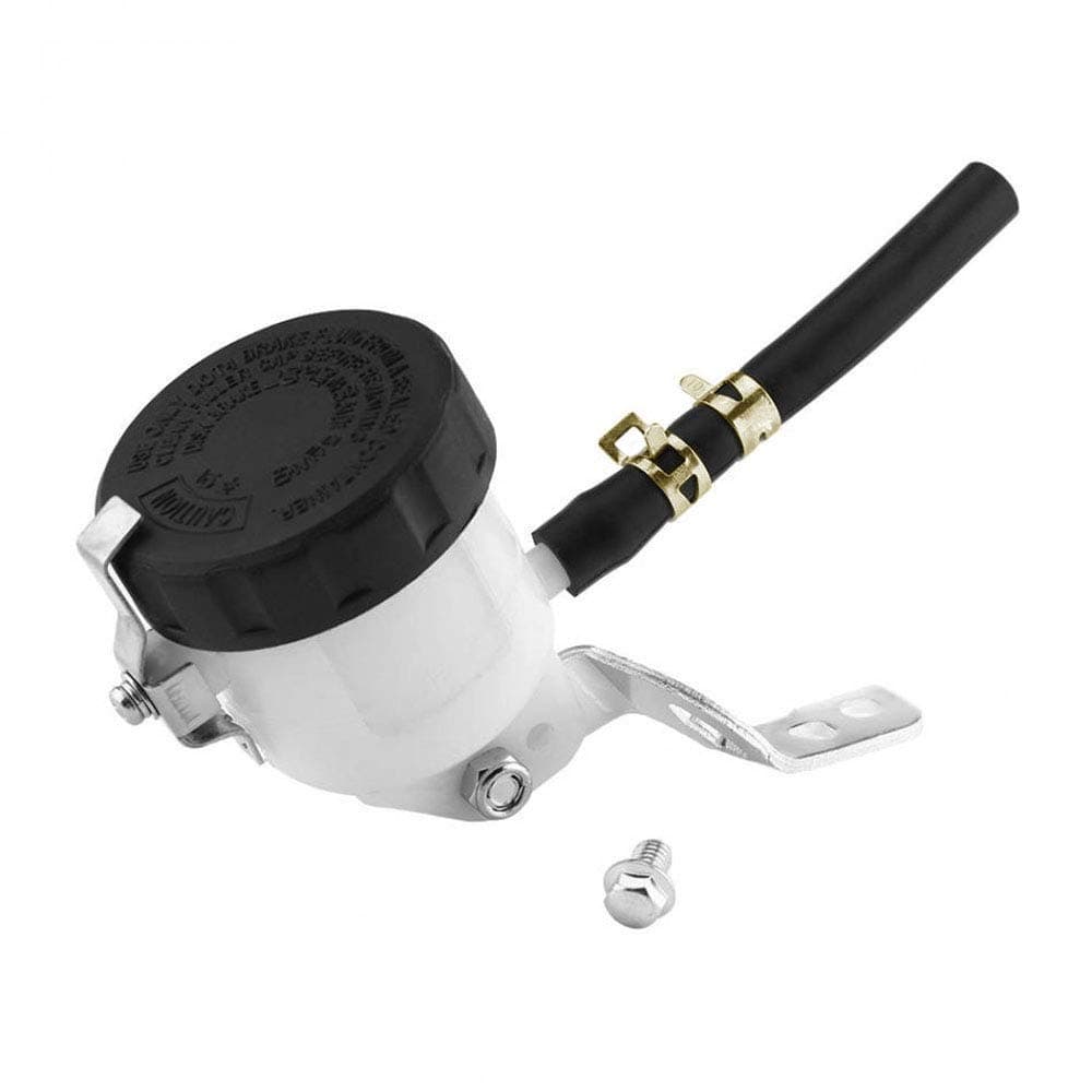 S SYUU Motorcycle Front Brake Master Cylinder Brake Pump Tank Oil Cup Fluid Bottle Reservoir w/Bracket Compatible with Suzuki GSXR 600 1997-2005 GSXR 750 2000-2005 GSXR 1000