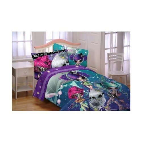 Novi Stars Out of This World Twin Comforter and Sheet Set 4pc Bedding Collection