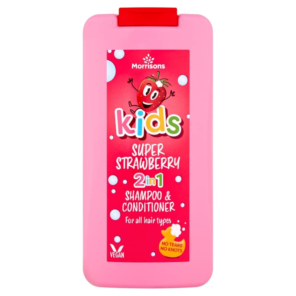 Morrisons Kids 2 in 1 Strawberry Shampoo & Conditioner