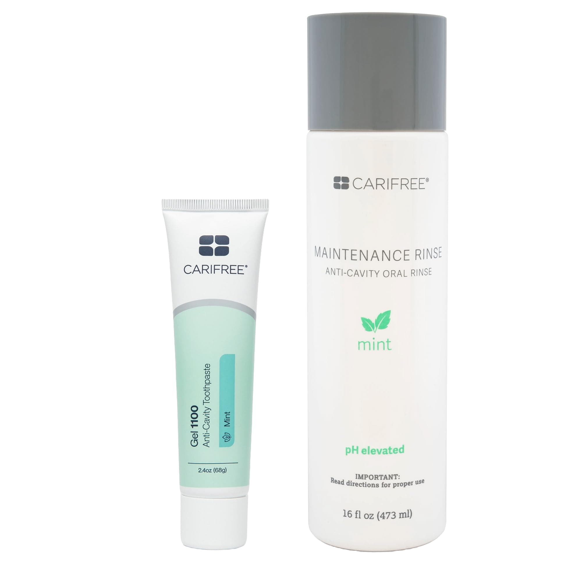 Maintenance & Prevention Kit, Mint | Anti-Cavity Fluoride Toothpaste & Mouthwash Freshens Breath and Moistens Mouth | Dentist Recommended for Oral Care (2 Piece Set)