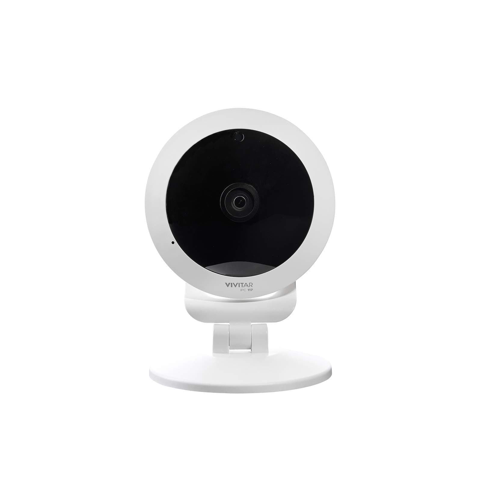 Vivitar IPC-117 1080p Full HD Wi-Fi Smart IP Camera with 360 Degree View Angle Lens, White