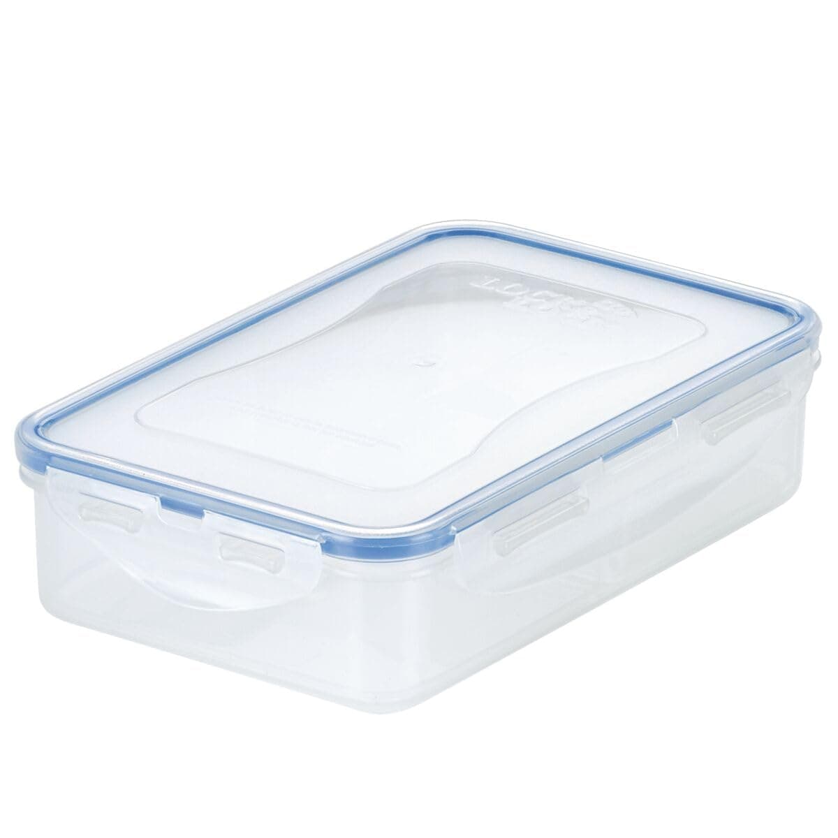 LOCK & LOCK Easy Essentials On The Go Meal Prep Lunch Box, Airtight Containers with Lid, BPA Free, Rectangle (3 Section) -27 oz, Clear