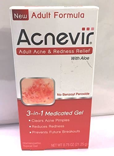 Acnevir Adult Formula Acne & Redness Relief 3-in-1 Medicated Gel, 0.75 Oz. by Acnevir