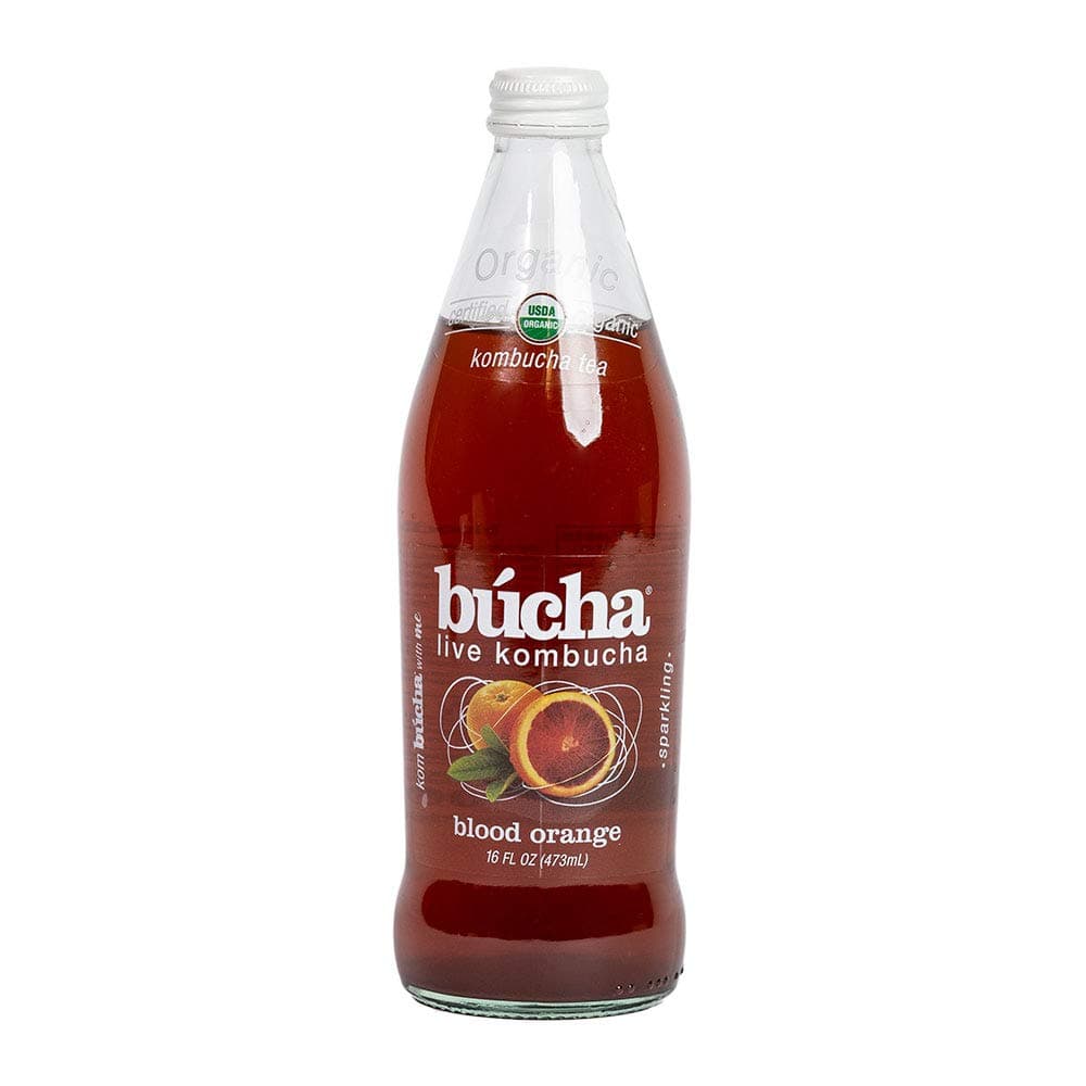 Bucha Live Kombucha Organic Fermented Natural Pribiotic Tea Blood Orange
