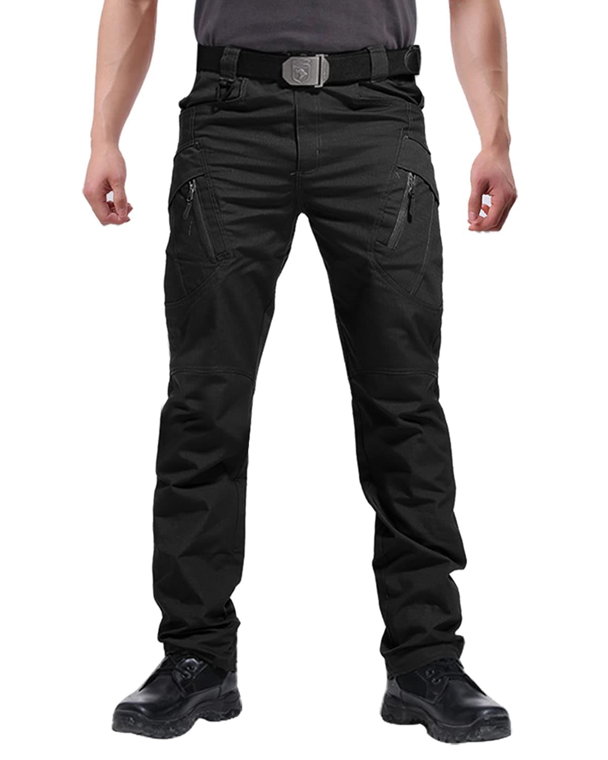 Men's Outdoor Cargo Work Trousers Military Tactical Pants Combat Ripstop Trousers