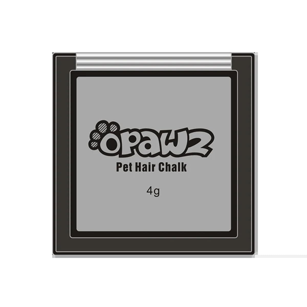 OPAWZ Pet Hair Chalk, Temporary Dog Hair Dye, Washable Pet Hair Dye, Pet Safe Dye for Creative Grooming (Gray)