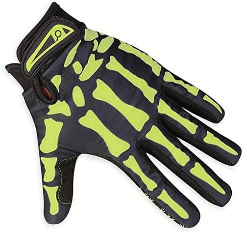 xmwm Skeleton Thermal Gloves Outdoor Mountain Cycling Gloves Anti-Slip Breathable Gloves for Men Women Skull Bone Gloves,XL
