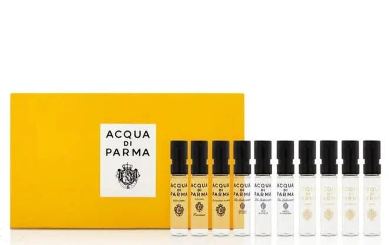 ACQUA DI PARMA ESSENTIAL FRAGRANCE DISCOVERY SET 10PC (10 X 1.5ML SPRAYS)