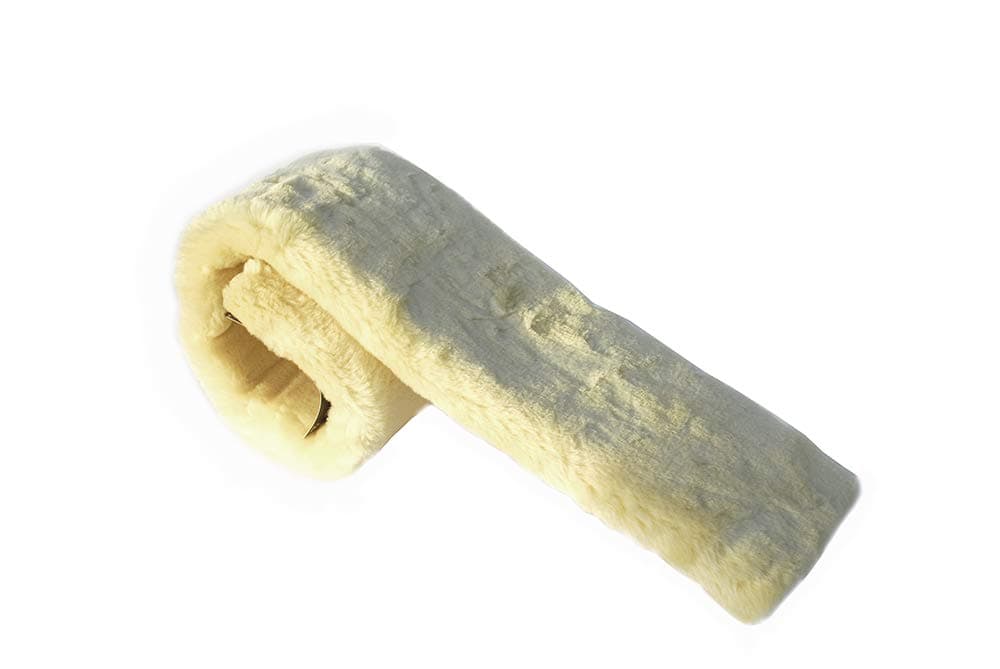 Rhinegold Fluffy Girth Sleeve for Horses - Luxury Fur Fabric Horse Girth Sleeve with Non-Slip Lining. Luxury Equestrian Horse Accessories & Horse Equipment