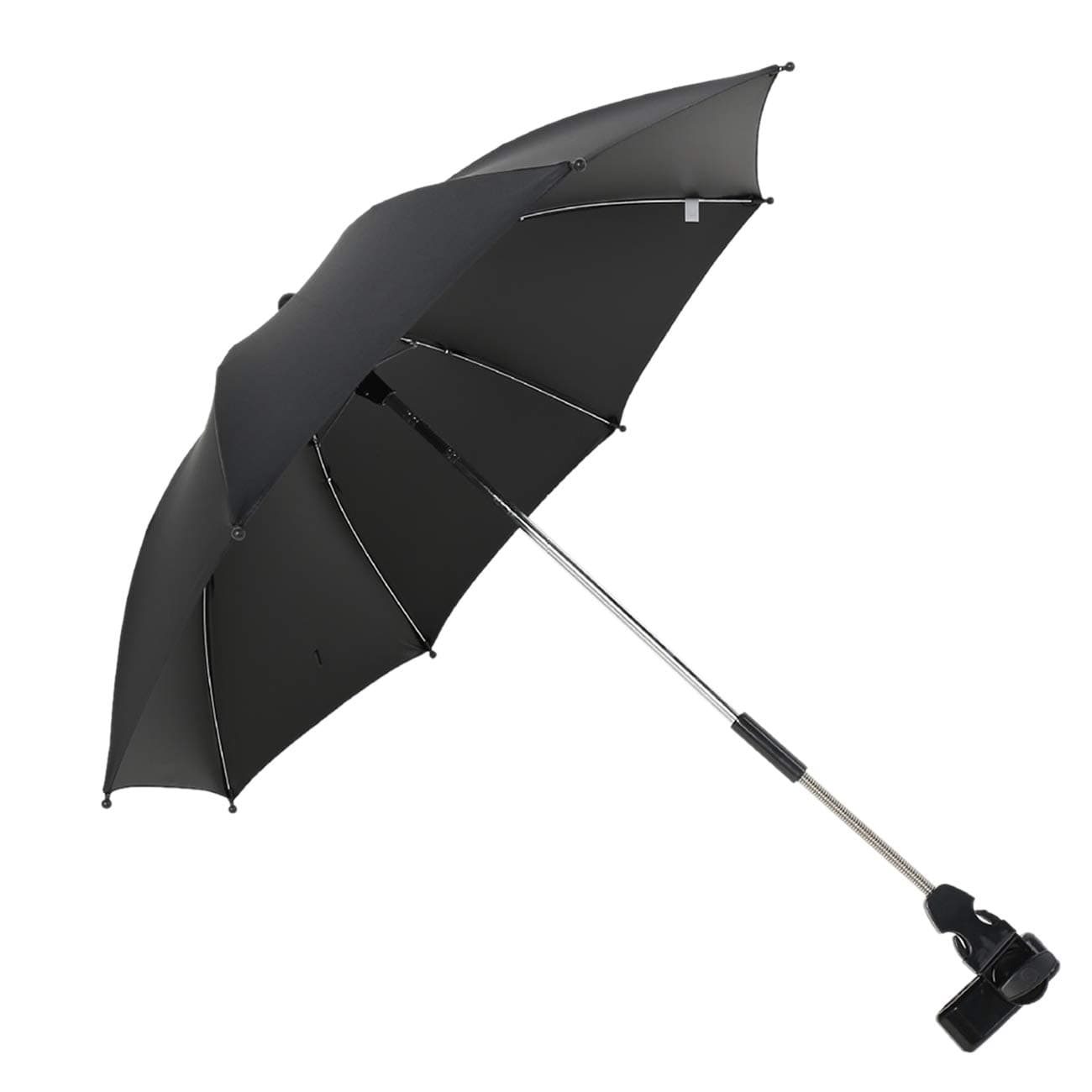 THEE Wheelchair Pushchair Baby Stroller Parasol Rain Sun Canopy Stretchable Pram Stroller Umbrella Holder Clip Clamp