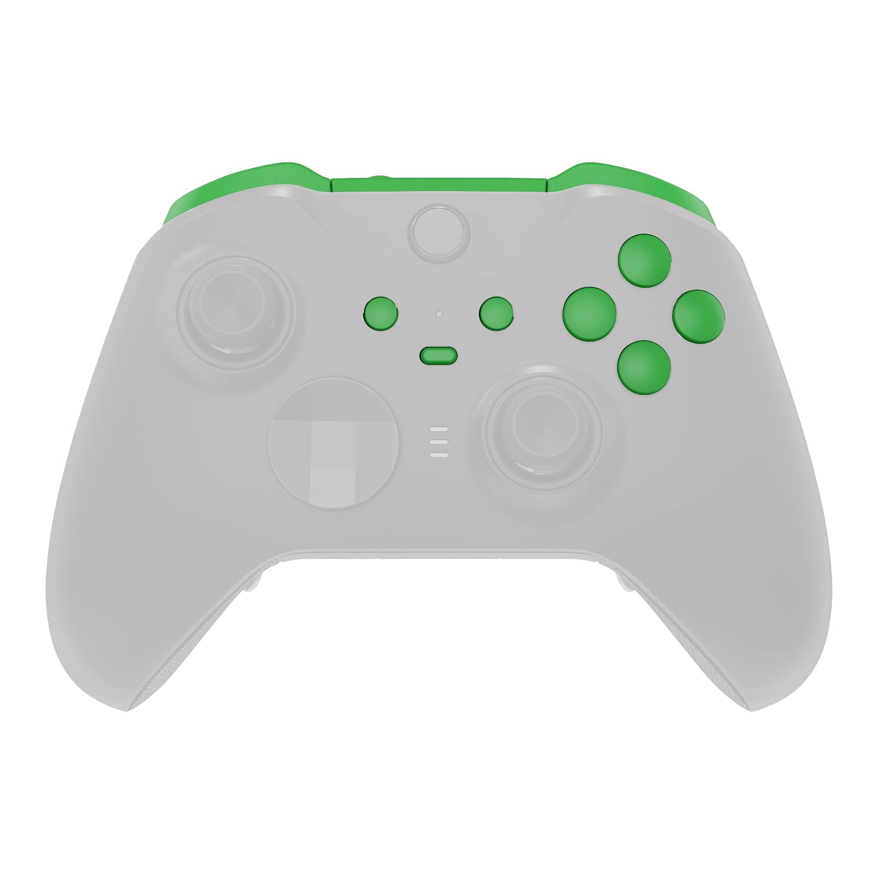 eXtremeRate Green Replacement Buttons for Xbox One Elite V2 Controller Model 1797, LB RB LT RT Bumpers Triggers ABXY Start Back Sync Profile Switch Keys for Xbox Elite Series 2 Core Model 1797