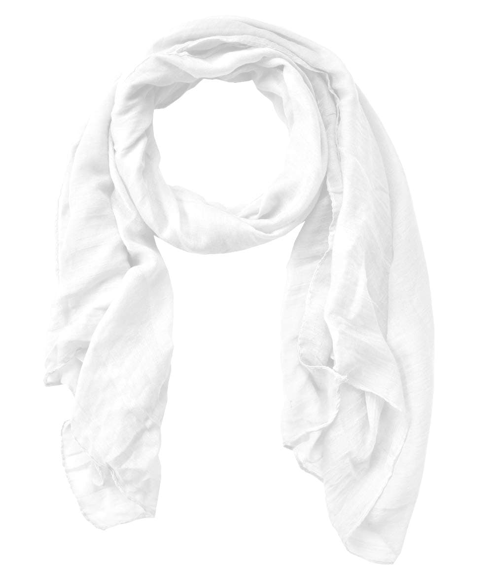 woogwinWomen's Cotton Scarves Lady Light Soft Fashion Solid Scarf Wrap Shawl