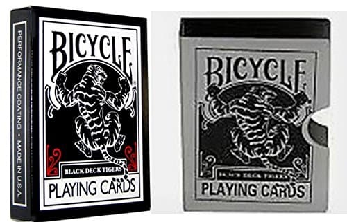 Black Tiger Steel Clip and Black Tiger Playing Cards by Ellusionist