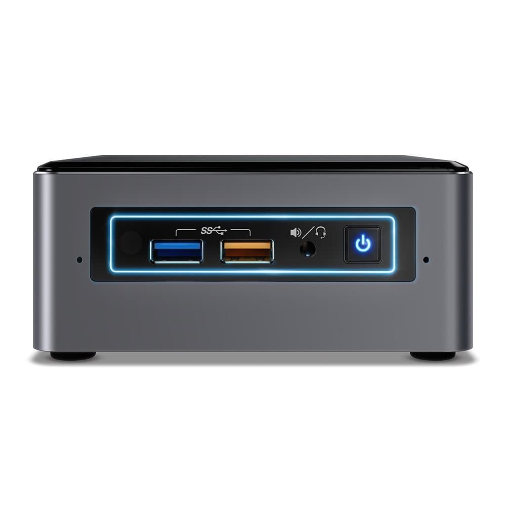 Intel NUC7I7BNH Desktop PC Barebones (Intel Core i7-7567U, 2.5 inch HDD/SSD + M.2 SATA/PCIe SSD) black