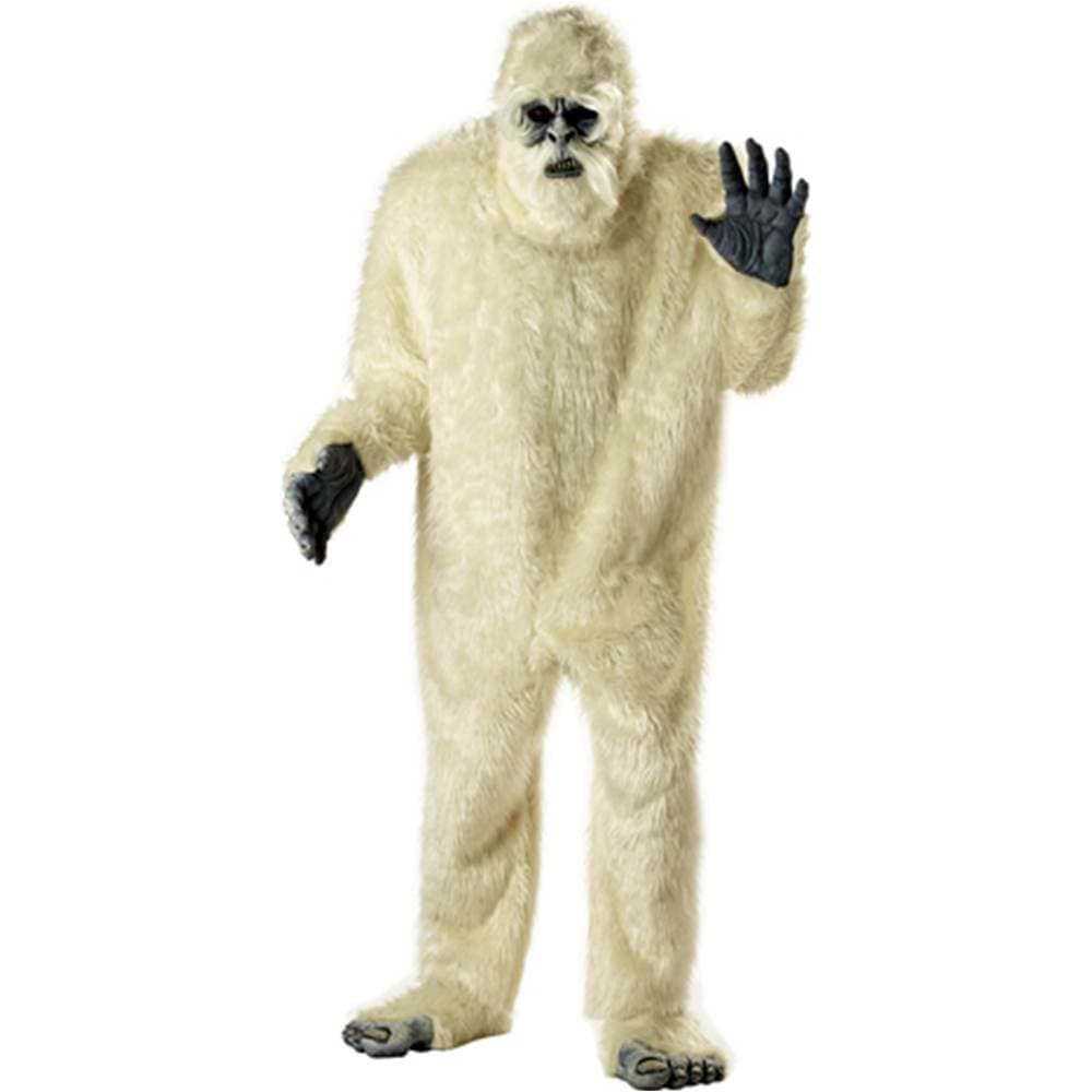 California CostumesMen's Plus-Size Full Fur Abominable Snowman Suit, Multicolored, One Size