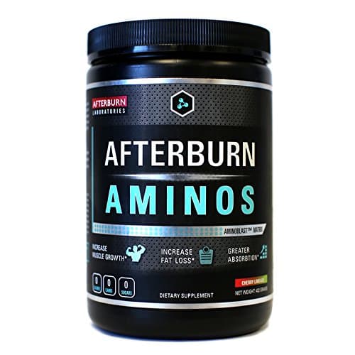 Afterburn Aminos - Building Blocks Of Lean Muscle Mass - Cherry Limeade Flavor - 30 Servings