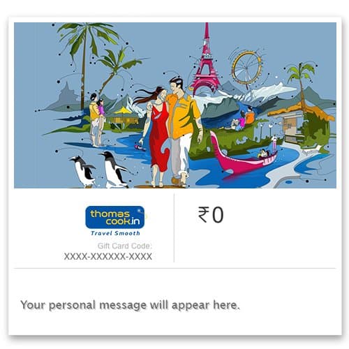 Thomas Cook | Flat 2% off |E-Gift Card | Instant Delivery | 1 year validity