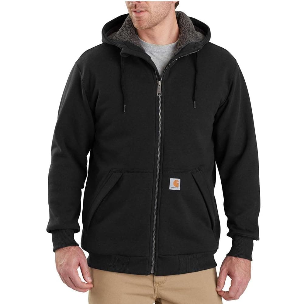 Carhartt Men's Size Rain-Defender Paxton Heavyweight Hooded Zip Front Sweatshirt-Tall