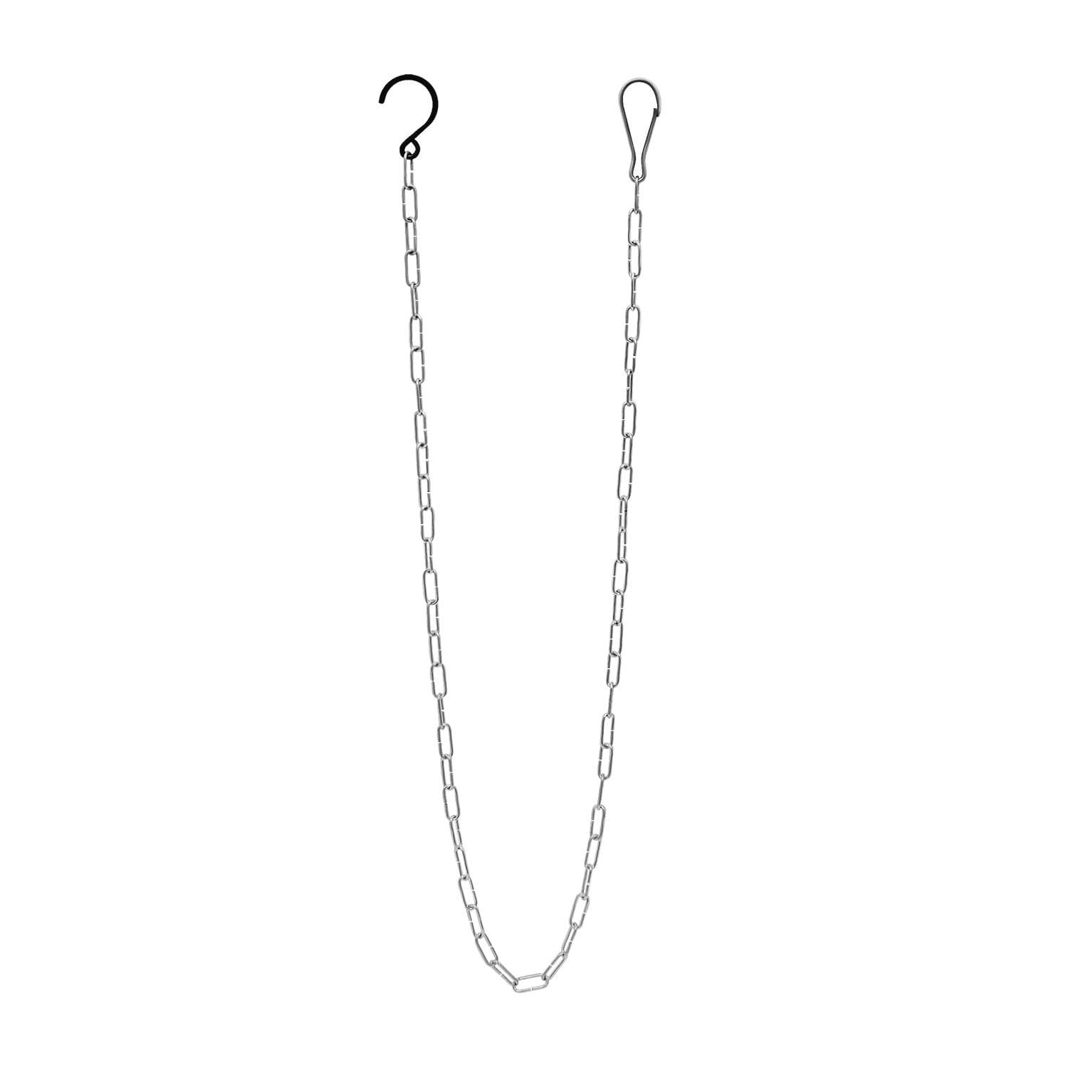 Achla Designs BGH-01 Indoor Outdoor Metal Hanging Chain, Black