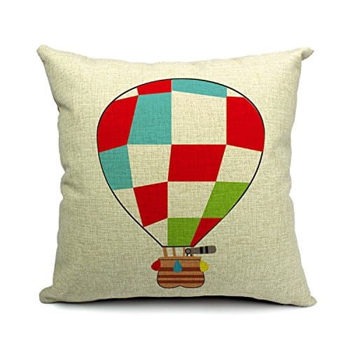 Loveria The Cartoon Balloon Design Office Cotton And Linen Pillow For Back Cushion Sofa
