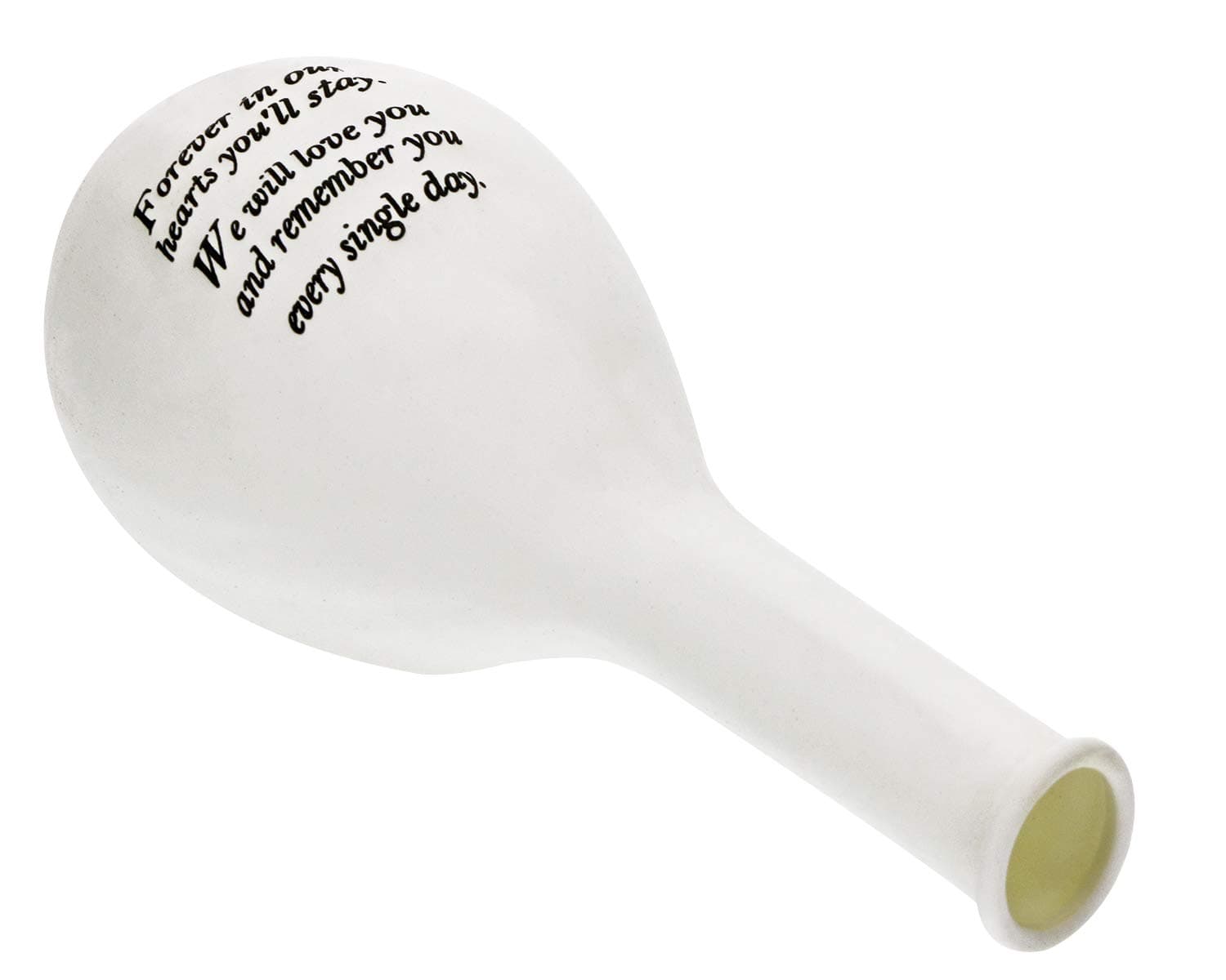 Penta Angel 15pcs White Memorial Balloon for Releases, Funeral, Anniversary & Services