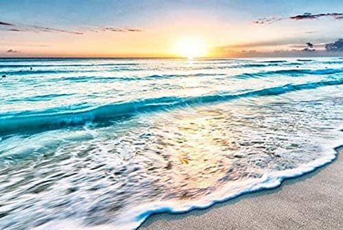YIPINQUAN Jigsaw Puzzles 300 Pieces For Adults And Kids Beach by The Sea Wooden Puzzle Educational Toys Home Decor Wall Art