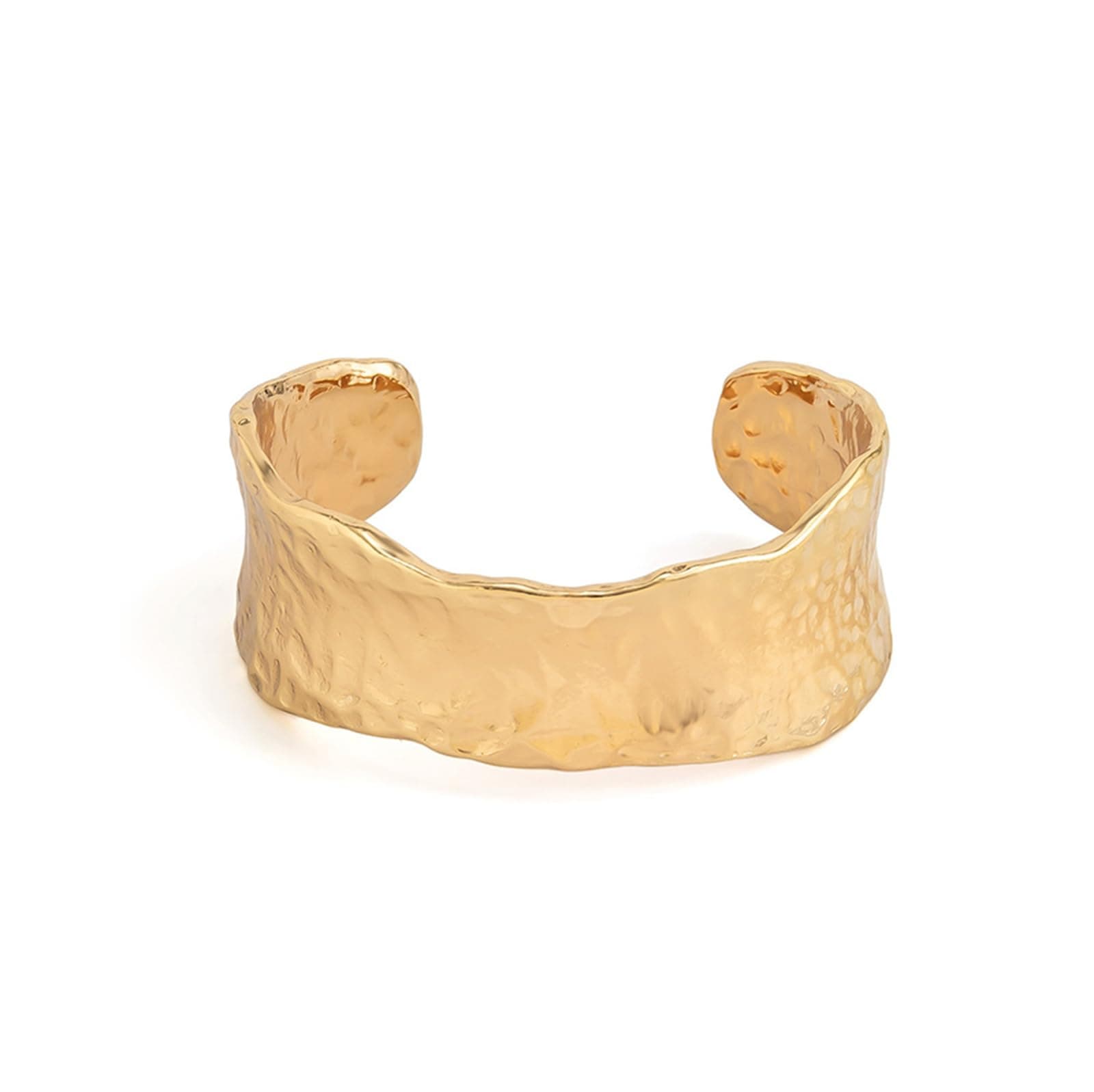 YBMYCM Chunky Gold Silver Cuff Bracelet for Women Hammered Irregular Cuff Bracelet Adjustable Wrist Cuff Open Bangle Bracelet Fashion Costume Jewelry