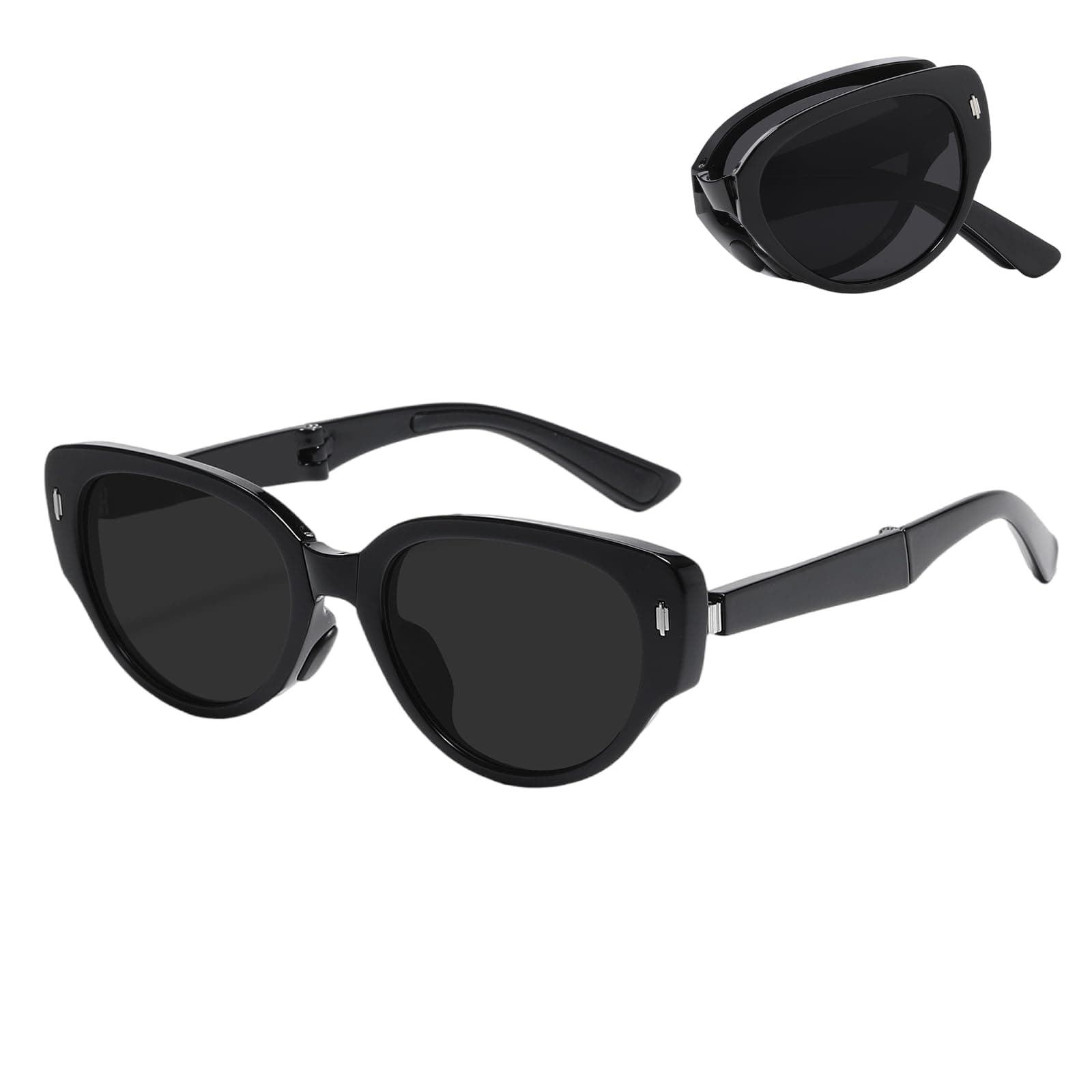 RuimestronPolarized Sunglasses For Men And Women Shades Sun Protection Eyeglass Collapse Night Vision Goggles