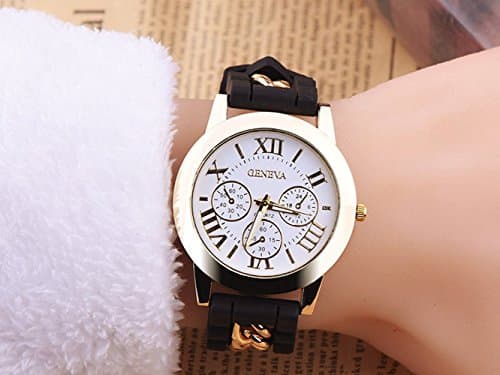 CdyBox Women Men Kids Silicone Band Wholesale 10 Assorted Geneva Quartz Watches Jelly Gel Bracelet