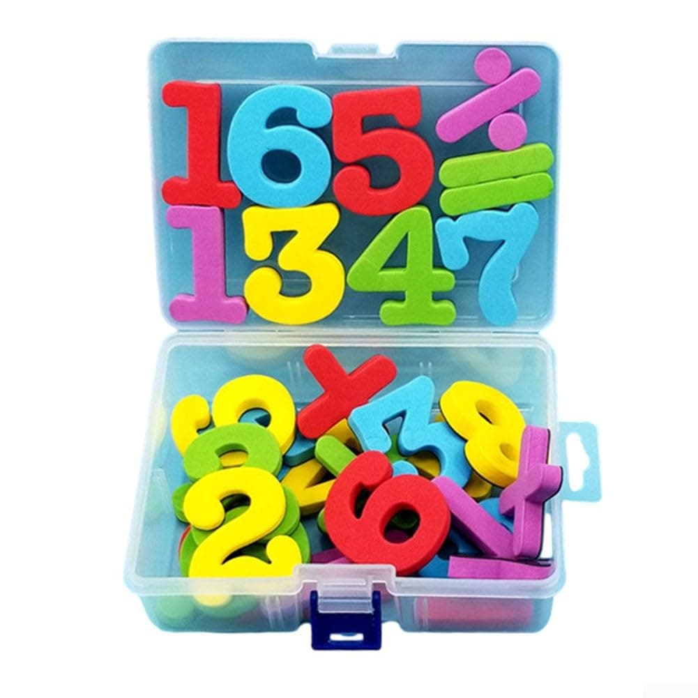 Magnetic Alphabet Letters Refrigerator Stickers Colorful Magnetic Alphabet Letters Numbers Fridge Magnets For Kids Early Education Literacy Playtime 4Cm(29pcs Number)