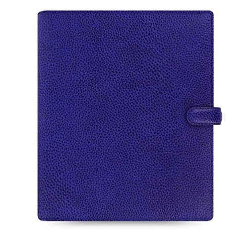 Filofax 2016 Finsbury A5 Leather Organizer Agenda Diary Electric Blue Calendar 022500