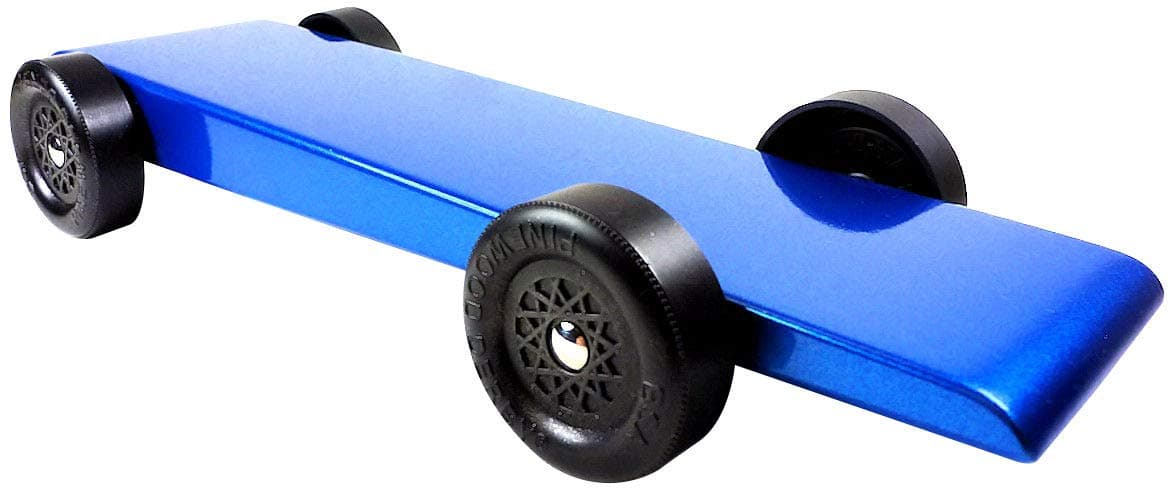 Pinewood Pro Pine Derby Car Kit - Blue Marlin - Painted, Weighted and Ready to Race