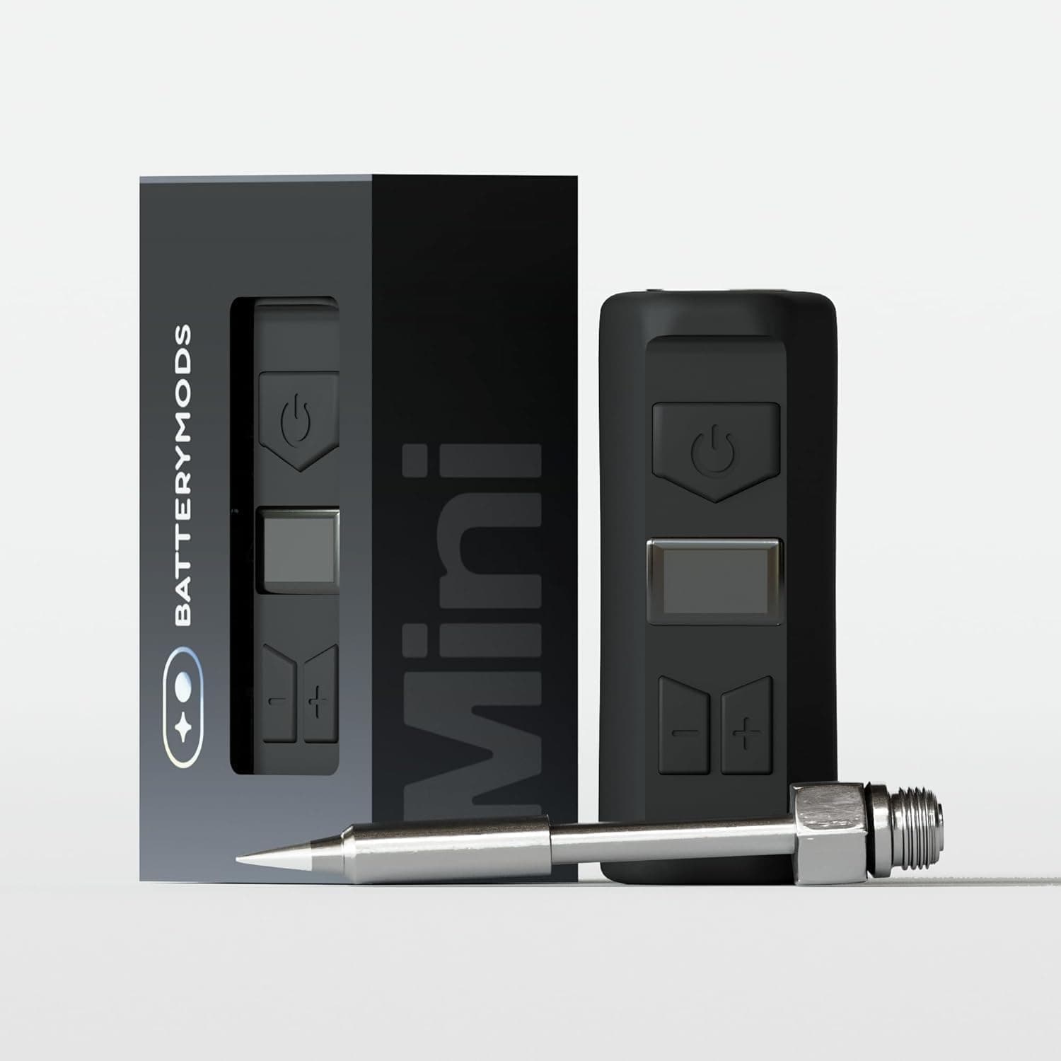 Mini Battery with Solder Tip Black