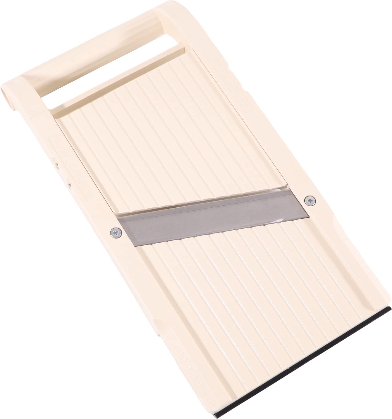 Mandoline Jumbo Slicer, Japanese Stainless Steel Blade, Beige