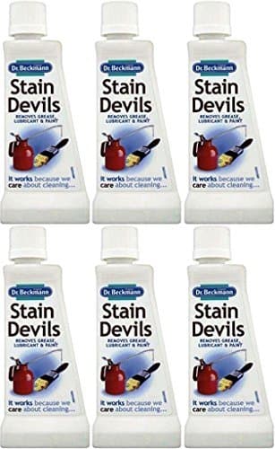 SIX PACKS of Dr Beckmann Stain Devils Grease, Lubricant And Paint 50ml by Stain Devils