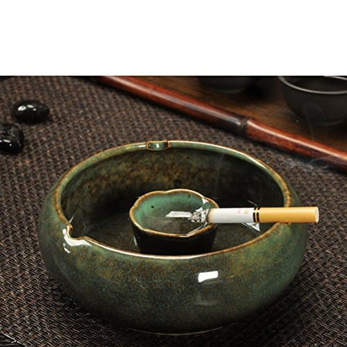 Fashion creative home decorating ashtrays/ ceramic ashtray retro Office-R