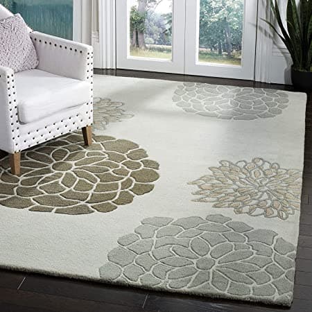Teprac Handmade Export Quality Carpet with Pure Wool for Living Room Bedroom Size 4x6 Multi