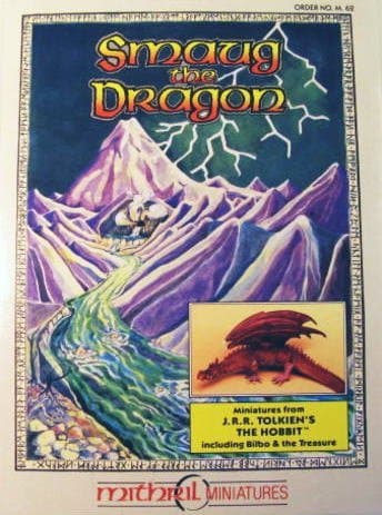 Mithril Lord of the Rings Metal Figure "Smaug treasure and Bilbo of" manufactured metal kit MM062