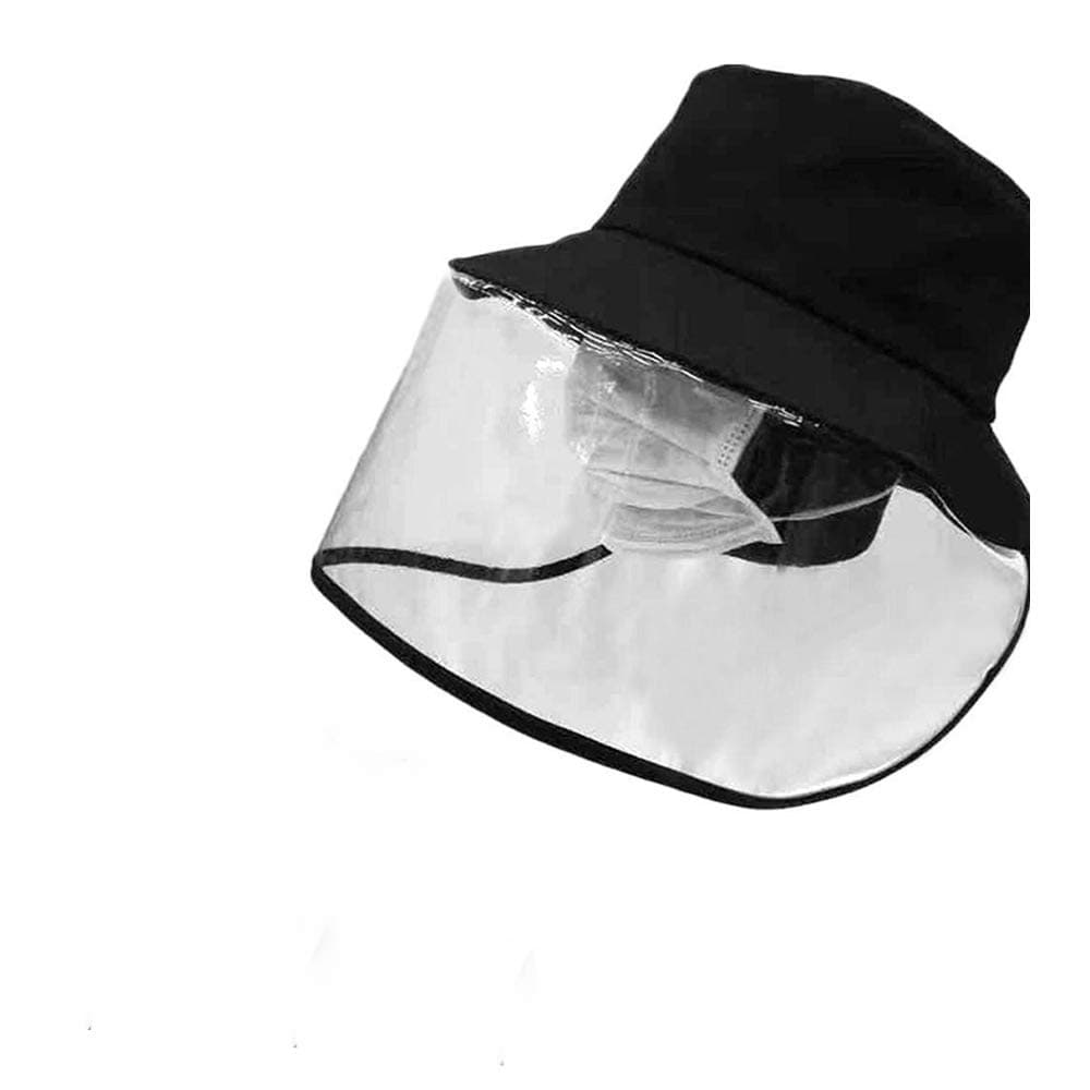 JIMACRO Anti-Saliva Protective Hat Mask, Protective Eye Shield, Anti-saliva Anti-fog Fisherman Hat, Dust-Proof Shade for Full Face Outdoor Dust-Proof Anti Spitting Saliva, Unisex