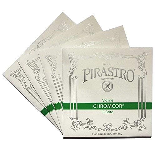 VH Workshop-Pirastro Chromcor 4/4 Violin String Full set (319020), Medium Gauge,Ball End E,Made in Germany