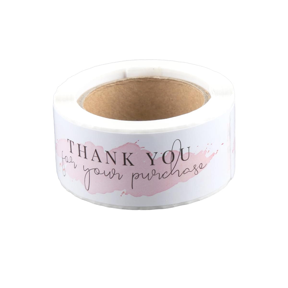 120 PCS Thank You Stickers, 1 Roll Adhesive Labels, Cute Tag Stickers for Envelopes, Gift Wrapping, Baking Decoration, Small Business Retailers